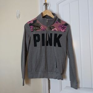 ‼️2FOR15 PINK quarter zip pullover